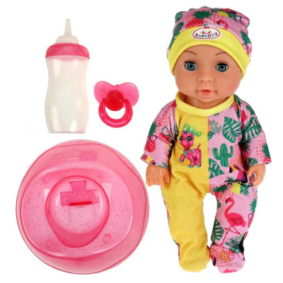 Интерактивный пупс Оленька 20 см Карапуз Y20BR-DP-DINO-22-RU